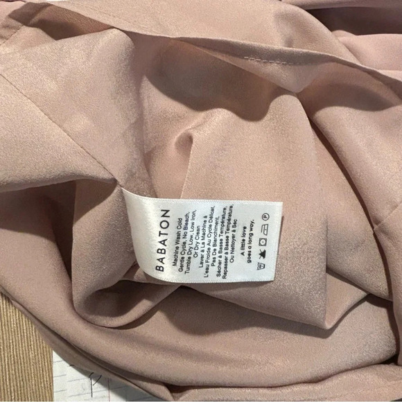 BABATON Sz 2 By Aritzia Phoenix Dress  in Quarry Colour Lined Skirt NEW WITH TAG - Picture 7 of 8